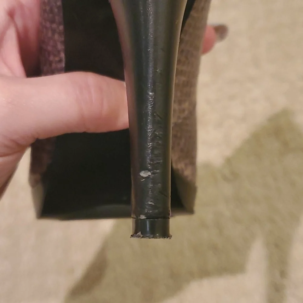 Nine West Faux‎ Snakeskin Heels